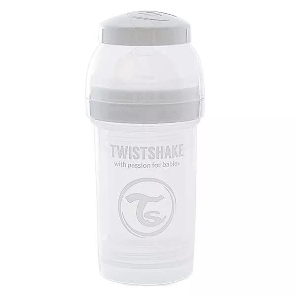 Twistshake Biberon Anti-Colica Bianco +0m 180ml