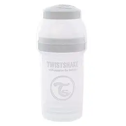 Twistshake Biberon Anti-Colique Blanc +0m 180ml