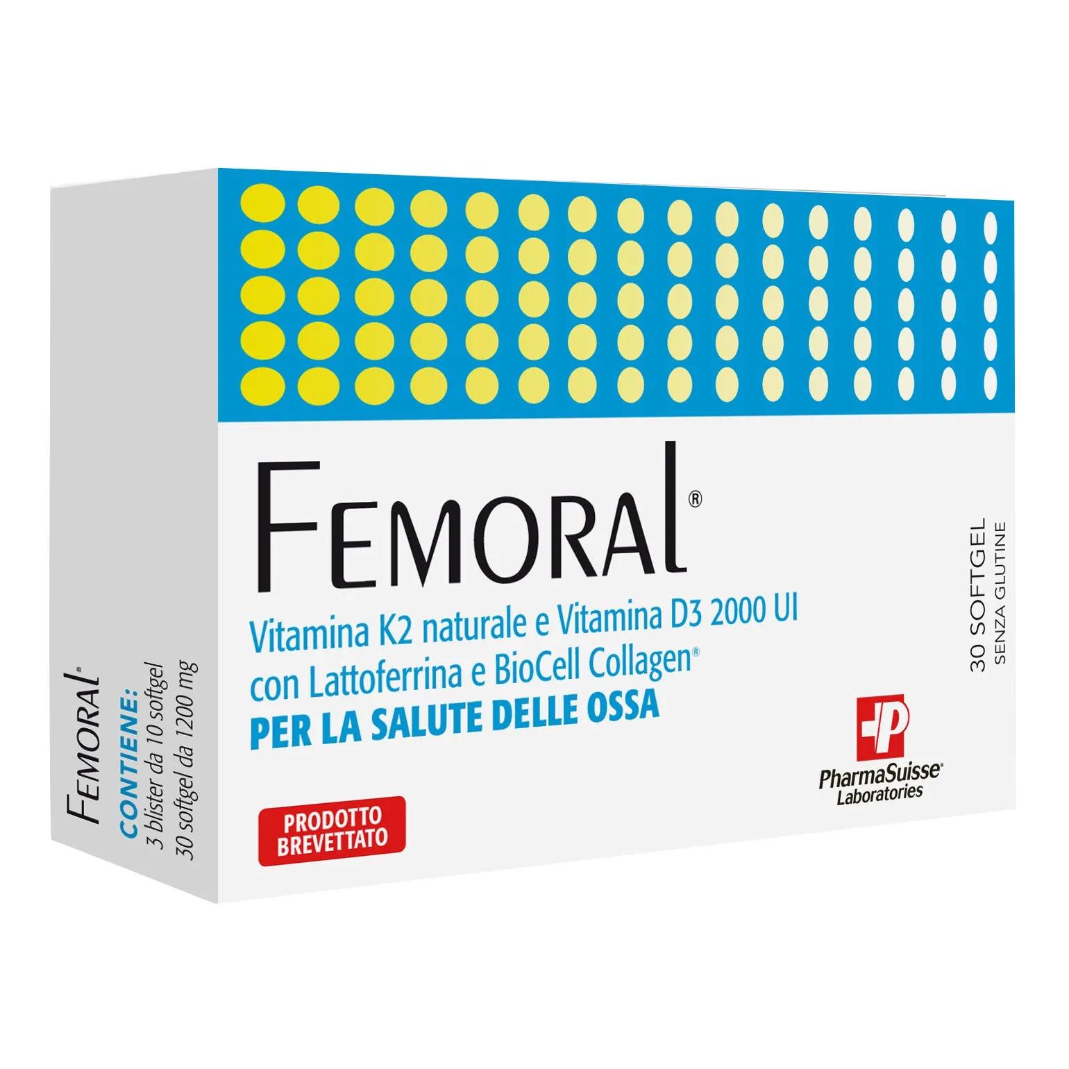 Femoral Integratore per le Ossa 30 Capsule Softgel