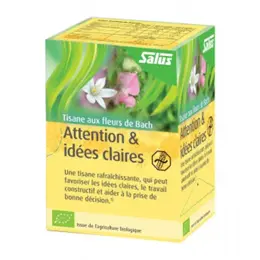 Salus Tisane Fleurs de Bach Attention & Idées Claires 15 sachets