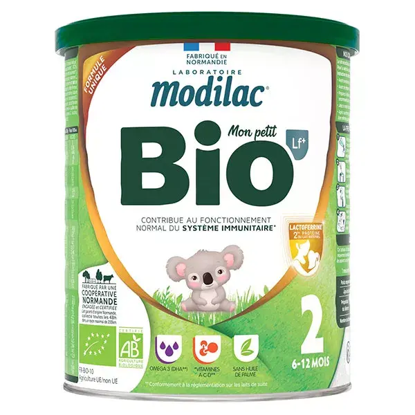 Modilac Mon Petit Bio Lf+ Infant Milk 2nd Age 800g