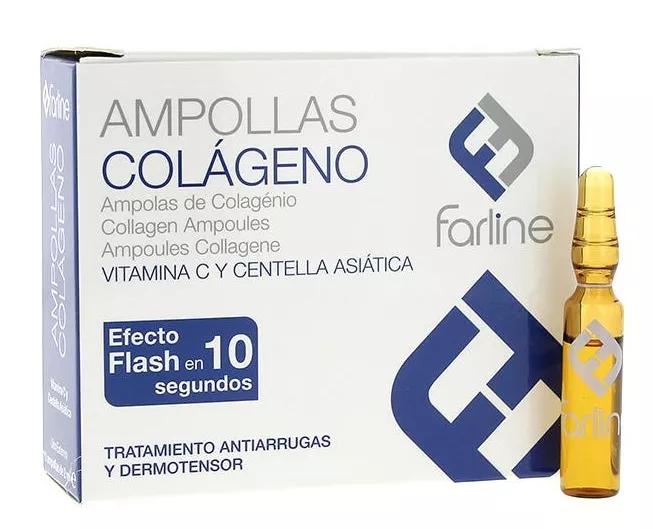 Farline Ampollas de Colágeno Flash Antiarrugas 11 Ampollas