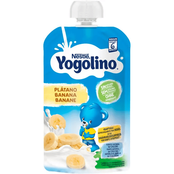 Nestlé Yogolino Sachet Banane Zuckerfrei +6m 100 gr