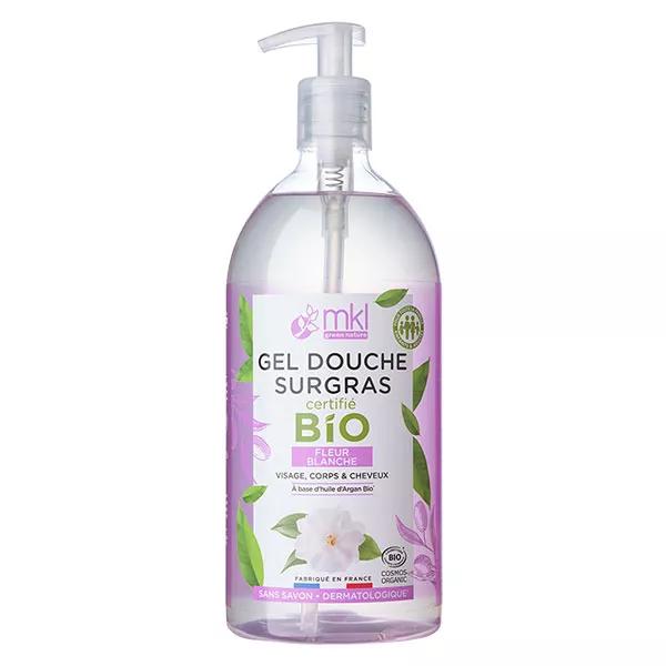 MKL Green Nature Gel Douche Surgras Fleur Blanche Bio 1L