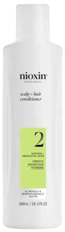 Nioxin 2 Balsamo Naturale Per Capelli Indebolinte Avanzato 300 ml