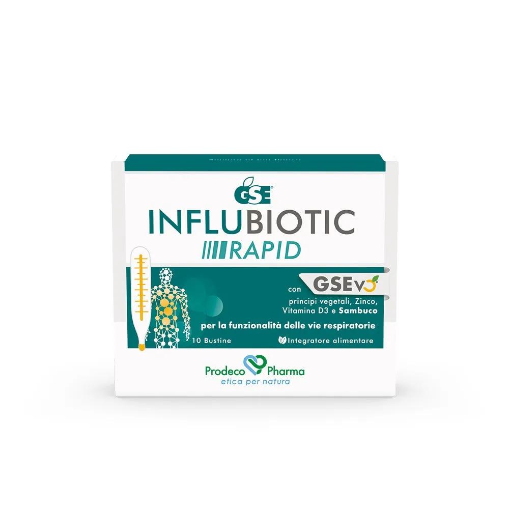 GSE Influbiotic Rapid Integratore Per Le Vie Respiratorie 10 Bustine