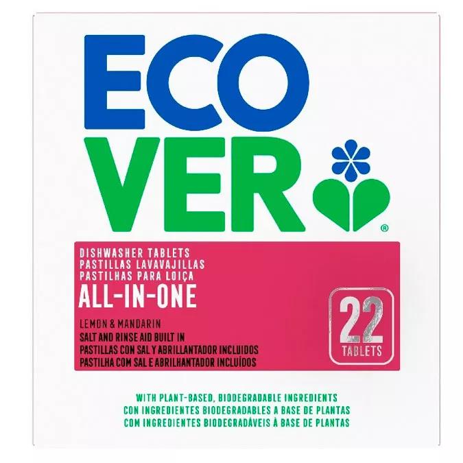 Ecover Vaatwasmachine All-In-One 22 Tabletten