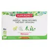 Superdiet Quatuor Thé Vert Minceur Bio Reine des Prés 20 ampoules