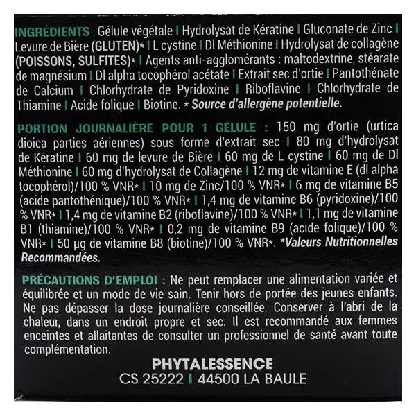 Phytalessence Capelli e Unghie 60 capsule