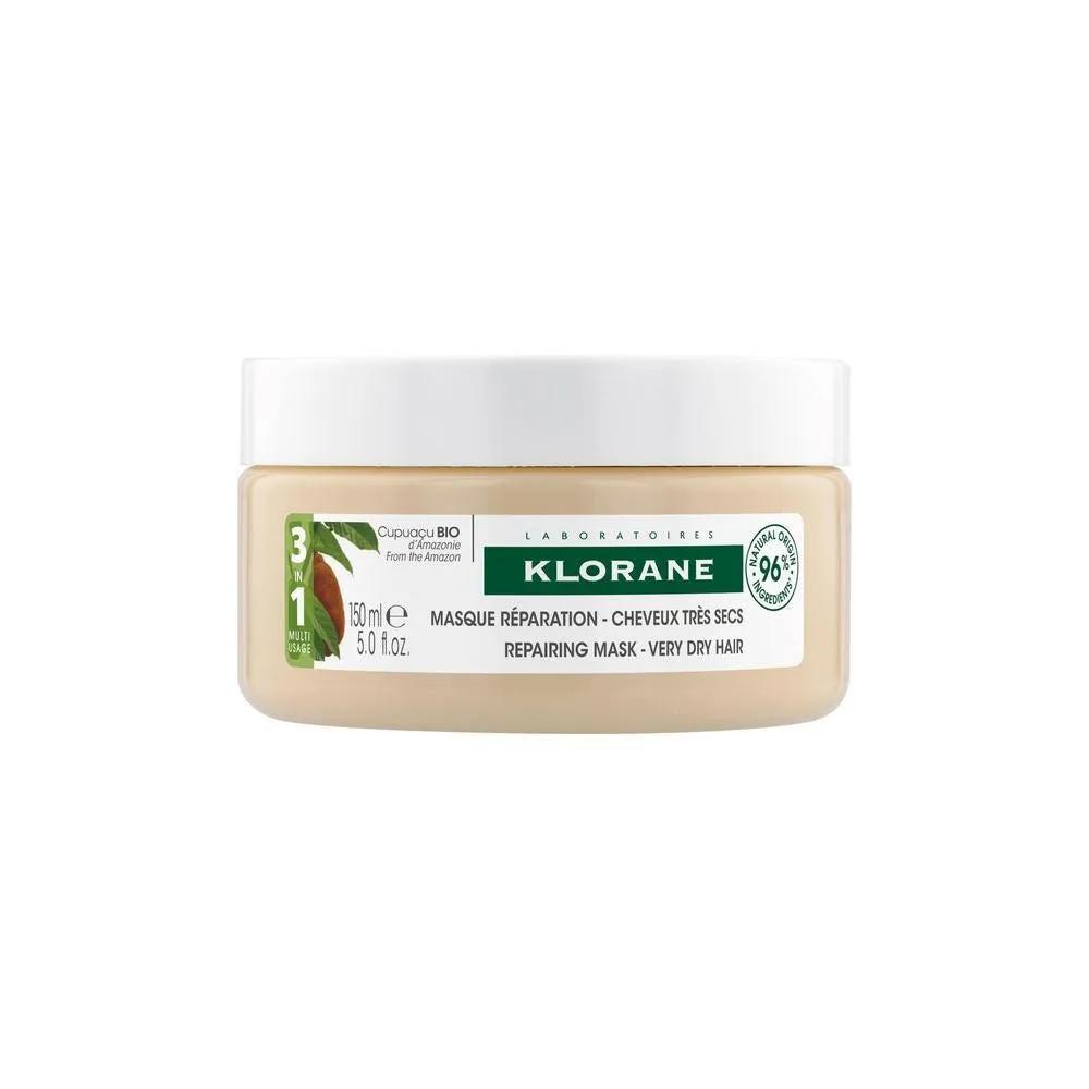 Klorane Maschera al Burro di Cupuacu Bio Ristrutturante Capelli molto secchi 150 ml