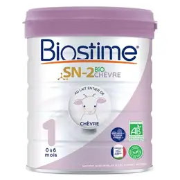 Biostime Lait de Chèvre Nourrisson 1er Âge Bio 800g