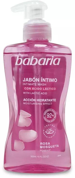 Imagen de Babaria Jabón Íntimo Rosa Mosqueta 300 ml