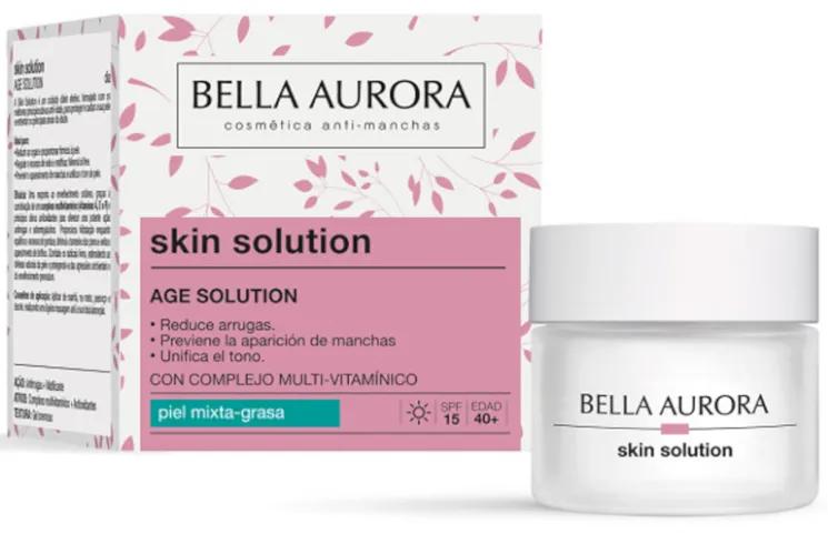 Bella Aurora Skin Solution vochtinbrengende crème voor gecombineerde vette huid 50 ml