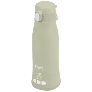 Babymoov Tragbarer Flaschenwärmer mit Moov-Akku und Futter, Grün, 340 ml