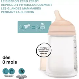 Suavinex Biberon Pack Zerø Zerø Débit Moyen 270ml