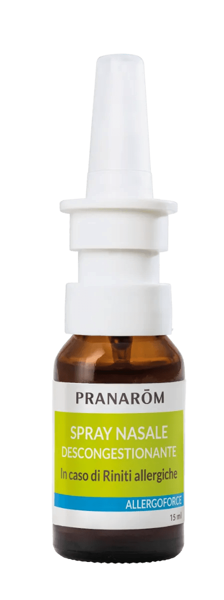 Pranarom Allergoforce Spray Nasale Decongestionante Con Oli Essenziali Bio Per Rinite Allergica 15 ml