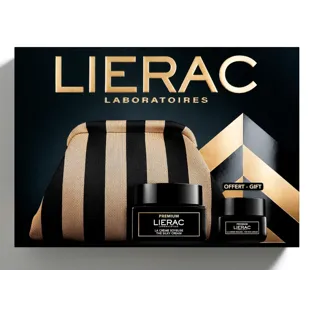 Lierac Premium Silky Cream Kulturbeutel 50 ml + Augencreme 20 ml GESCHENK