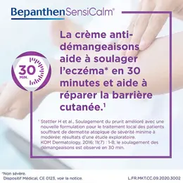 BepanthenSensicalm Crème Anti-Démangeaisons Eczéma 20g