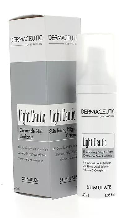 dermaceutic Laboratoire Light Ceutic Creme de Noite Unificante 40ml