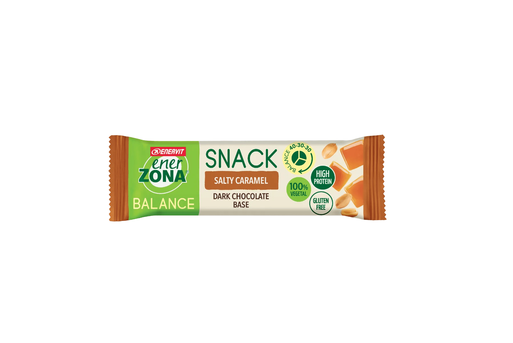 EnerZona Snack Salty Caramel Barretta Caramello Salato 25 gr