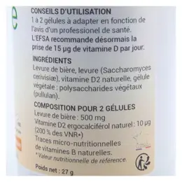 Oemine D2 Vitamine D Végétale 60 gélules