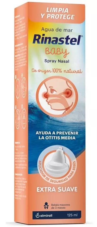 Almirall Rinastel Baby Spray Nasal Água de Mar 125ml