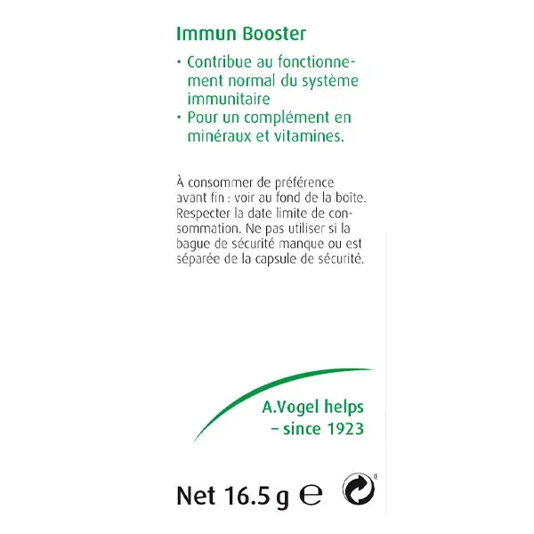 A.Vogel Immun Booster Vitamin D and Zinc 30 tablets