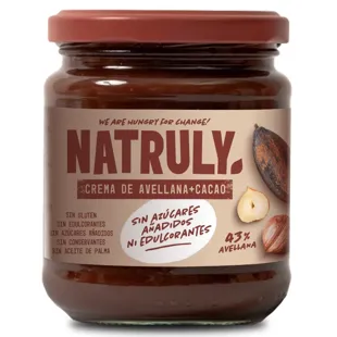 Natruly Crema de Cacao y Avellanas 285 gr