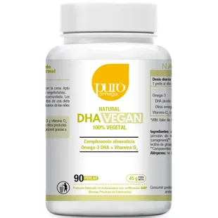 Pure Omega Natural DHA Vegan 90 Pearls
