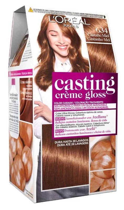 L'Oréal Casting Creme Gloss Tinta Nº 634 Castanho Miel