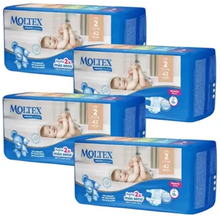 Moltex Premium Comfort Diapers Size 2 (3-6 Kg) 4x42 Units