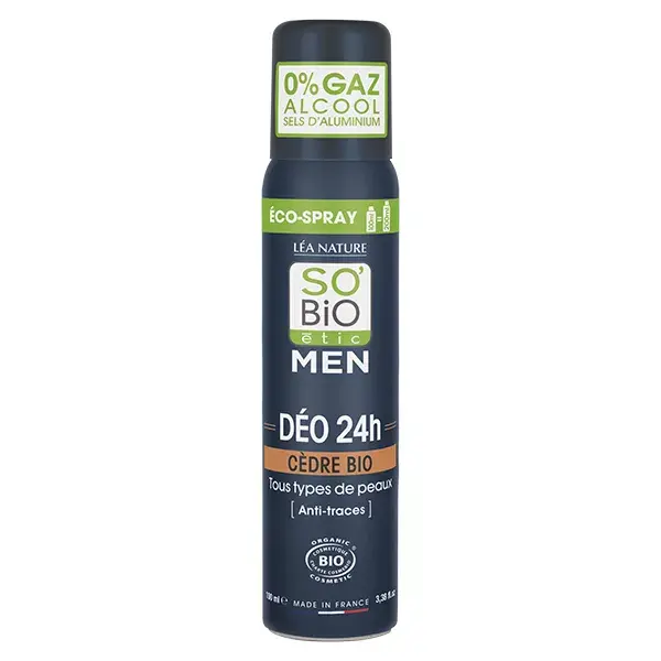 So'Bio Étic Déo-Soin Éco-Spray Cèdre Bio 100ml