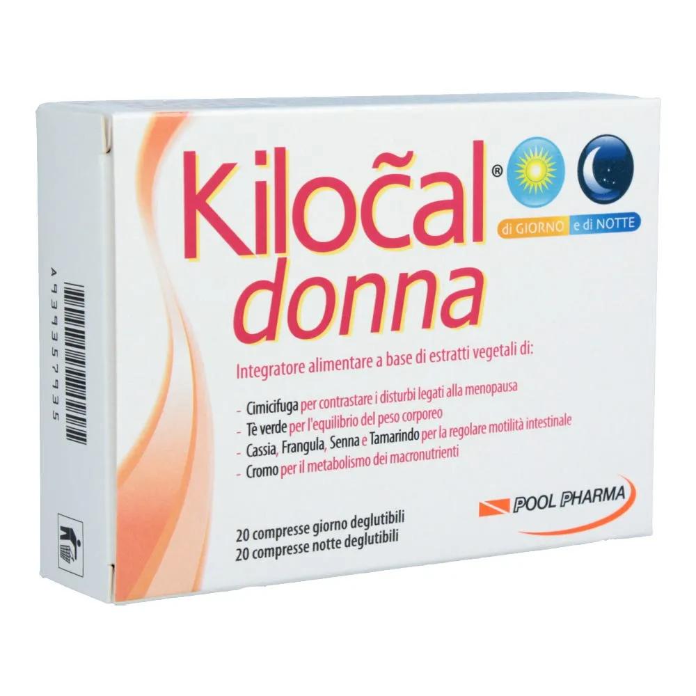 Kilocal Donna Giorno e Notte Integratore Diete Ipocaloriche 40 Compresse