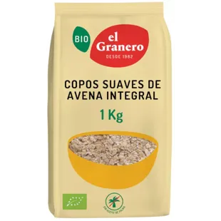 El Granero Integral Flocos de Aveia Integrais Suaves BIO 1 Kg