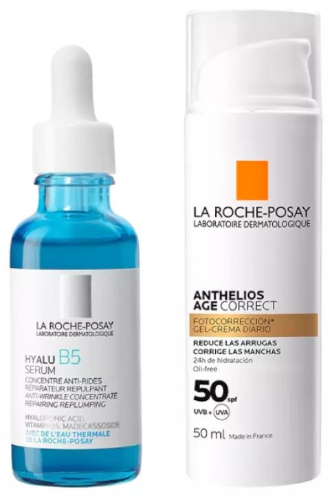 La Roche Posay Hyalu B5 Sérum 30 ml + Anthelios SPF50 Age Correct 50 ml