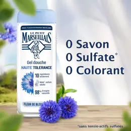 Le Petit Marseillais Douche Gel  Haute Tolérance Fleur de Bleuet Bio 400ml