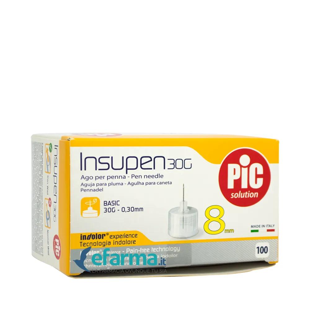 Pic Insupen 30 G 8 MM Aghi Pungidito 100 Pezzi