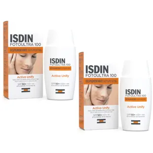 Isdin Fotoultra 100 Active Unify Fusion Depigmenting Fluid 2x50 ml