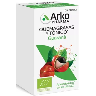 Arkopharma Arkocápsulas Guaraná Bio 40 Cápsulas