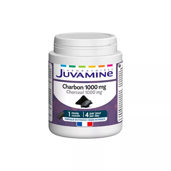 Juvamine Carbón 1000 mg - cura de 1 mes - 120 cápsulas