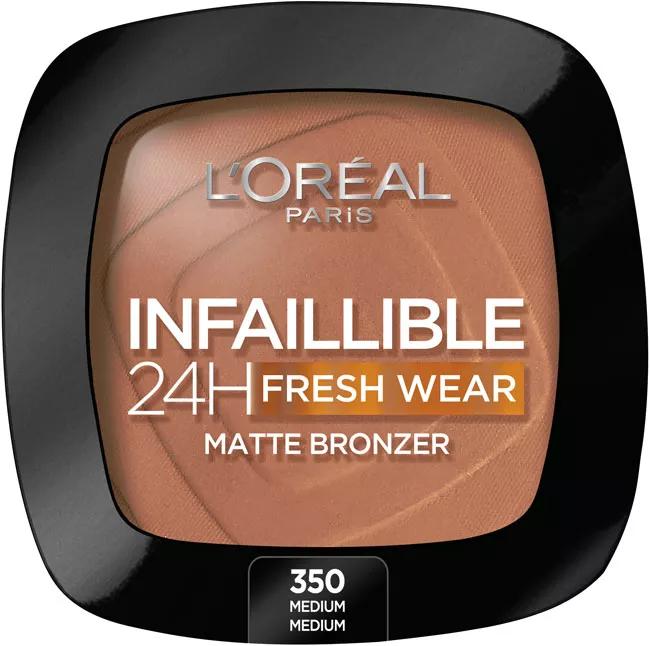 L'Oréal Paris Infalible 24H Pós Bronzeadores Mate Tôm 350 Medio