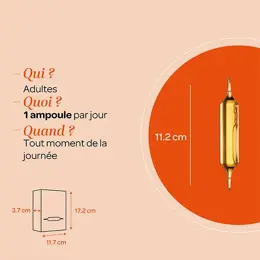 Superdiet Shiitaké Reishi Maitaké Bio 20 ampoules
