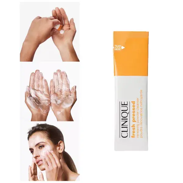 Clinique Fresh Pressed™ Renewing Powder Cleanser with Pure Vitamin C 5% 2 Doses