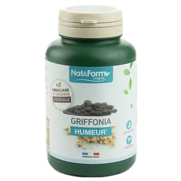 Nat & Form Griffonia Integratore Alimentare 200 capsule