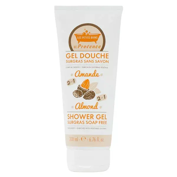 Les Petits Bains de Provence Almond Surgras Soap-Free Shower Gel 200ml