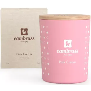Vela perfumada Cambrass Star Pink Cream 5,5x5,5x6,5 cm