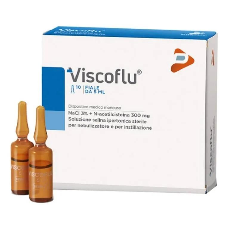 Viscoflu Soluzione Salina Ipertonica Nebulizzante 10 Flaconcini 5 ml