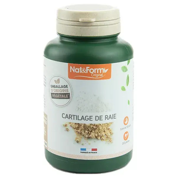 Nat & Form Original Cartilagine di Razza Integratore Alimentare 200 capsule