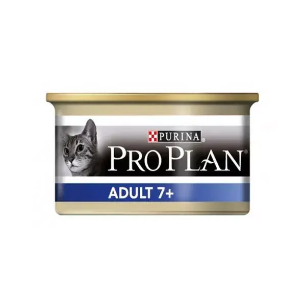 Purina Proplan Chat Adulte 7+ Thon Barquette 24 x 85g