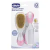 Chicco Bain Brosse et Peigne +0m Rose